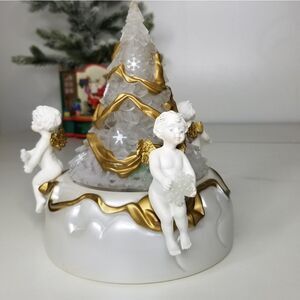 Avon Gift Collection 1996 Sparkling‎ Angelical Music Tree Decor